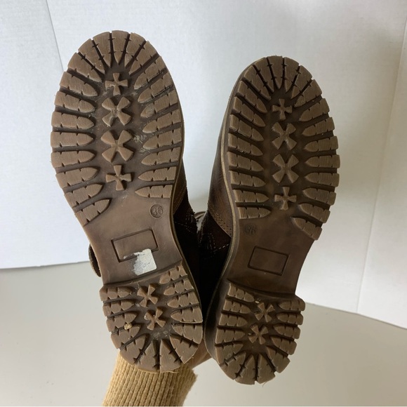 Bos & Co Brown Womens Innercity Tall Wool Lined Leather Riding Boots Size 36 - Picture 7 of 13